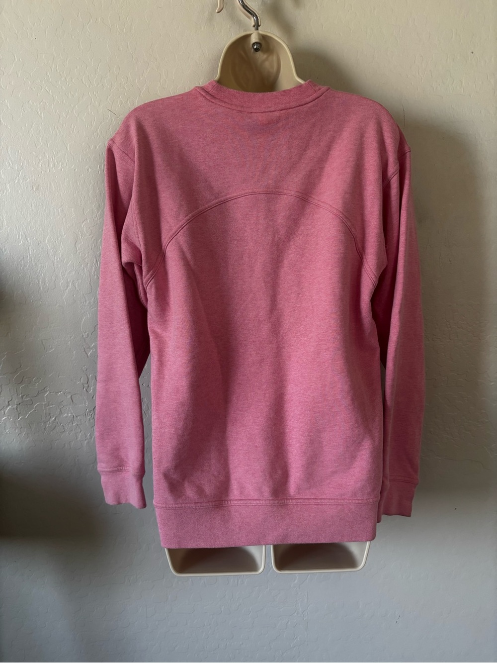 Lululemon All Yours Crew Sz 4 Terry Heathered Azalea Pink - Picture 6 of 8